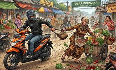 jambret pasar indra sari pangkalan bun
