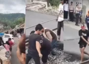 Viral! ‘Akamsi’ Blokir Jalur Kereta, Letakkan Potongan Rel di Tengah Lintasan Aktif