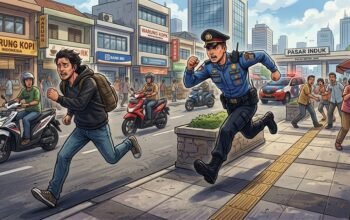 polisi kejar pemerkosa